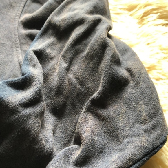 Bleach washed artist zip front hoodie size L - Picture 6 of 9